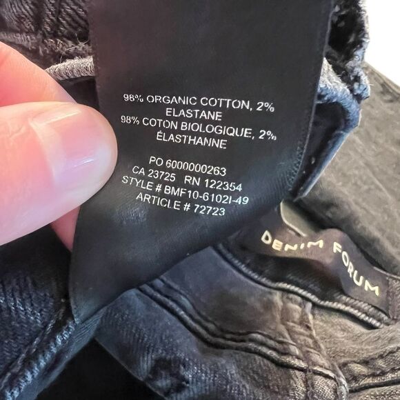 Denim forum yoko high rise slim dark wash jeans - Picture 6 of 10